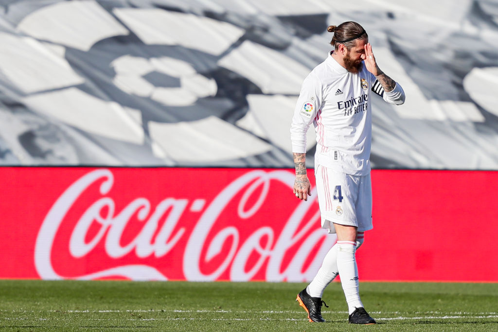 Sergio Ramos en mal momento con el Real Madrid