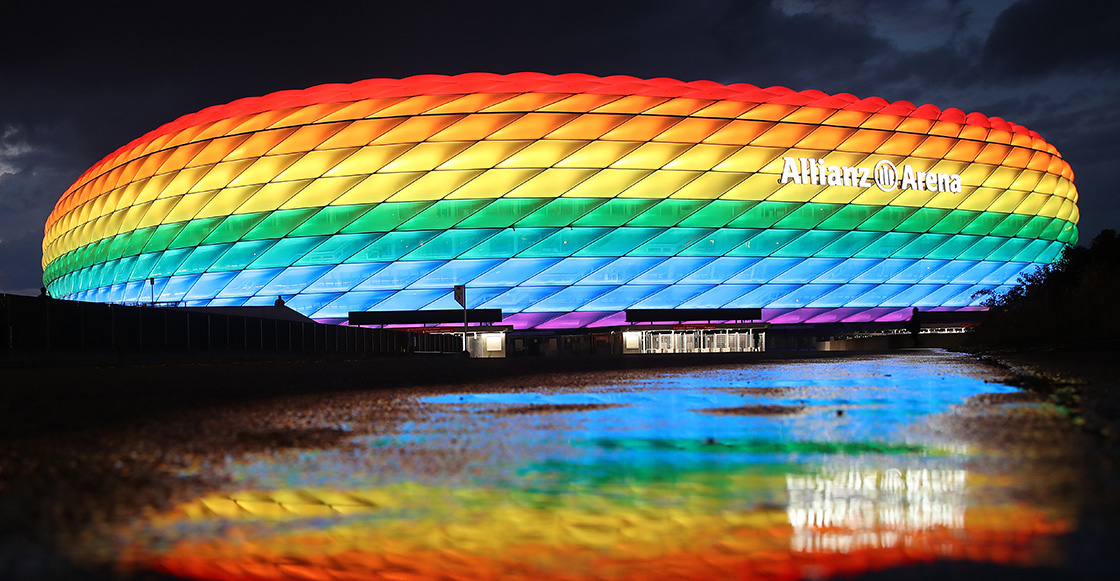 UEFA pospone la propuesta de iluminar el Allianz Arena con la bandera LGBT+
