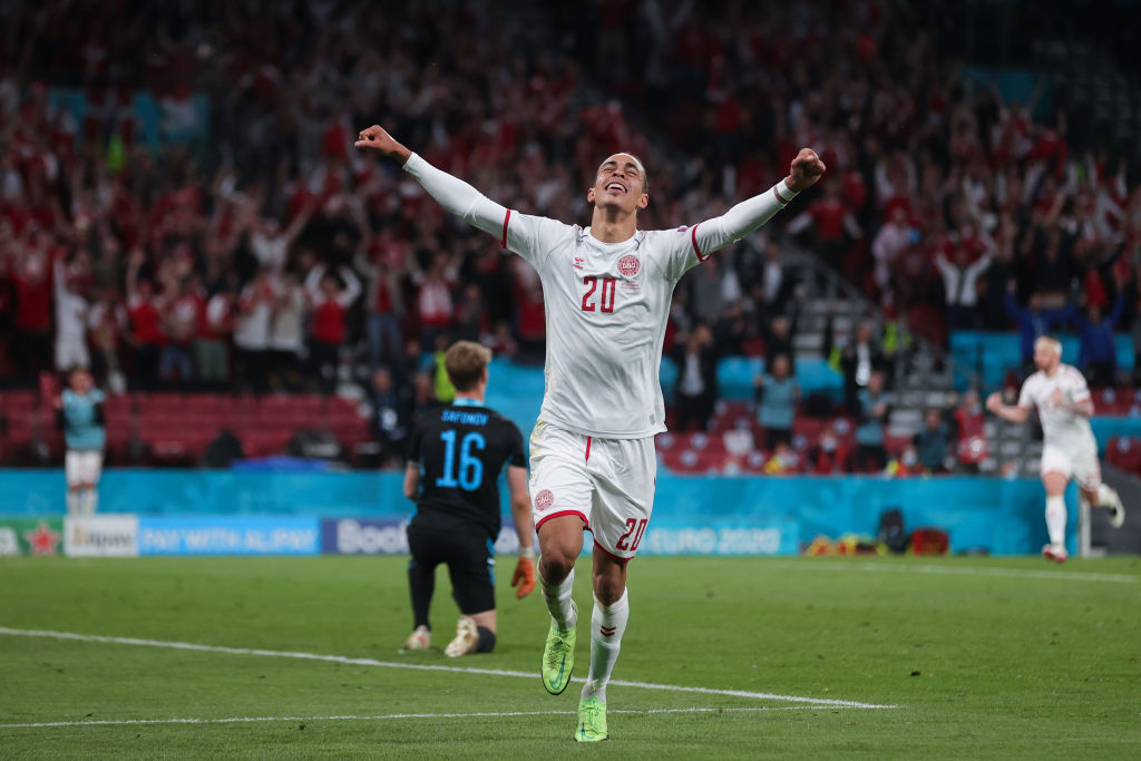 Yussuf Poulsen gol contra Rusia