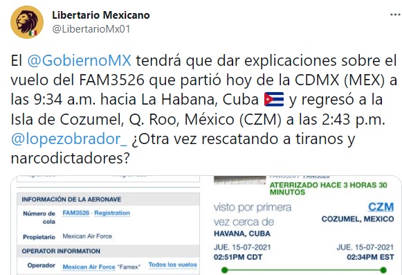 Fuerza Aérea Mexicana Cuba 2