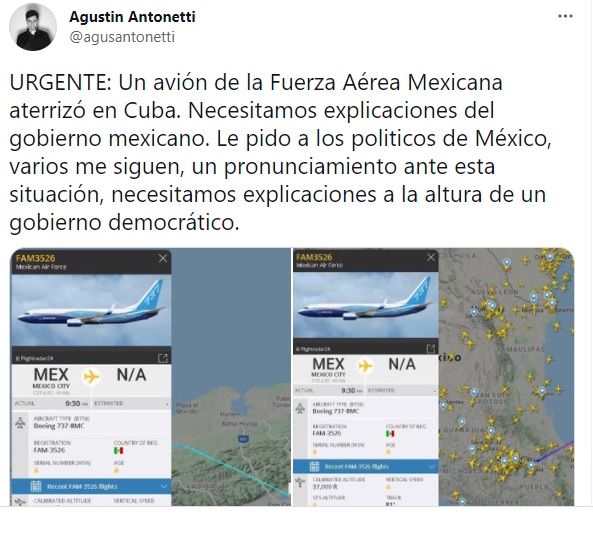 Fuerza Aérea Mexicana Cuba 3