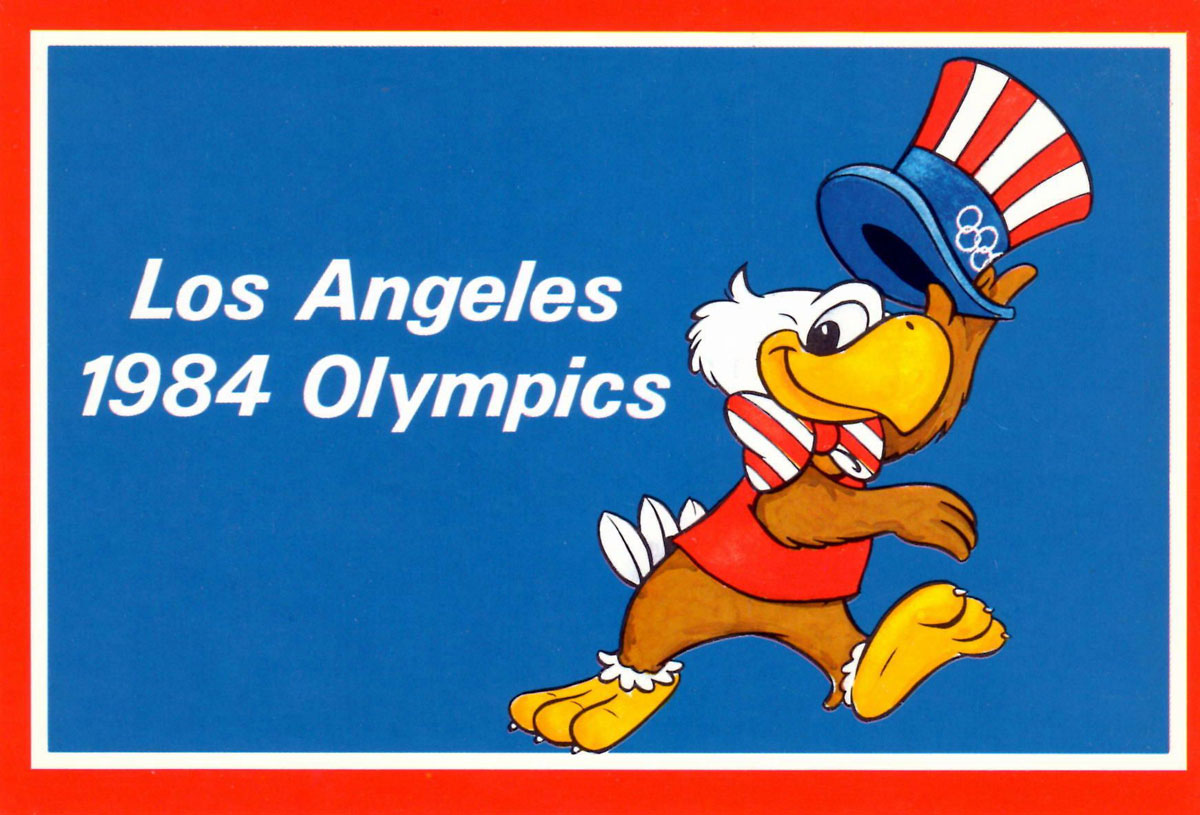 Sam la mascota olímpica de Los Angeles 1984
