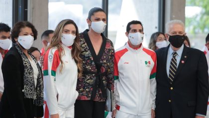 En imágenes: Así fue el abanderamiento de la delegación mexicana que irá a Tokio 2020