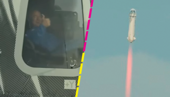 En imágenes: Así fue el viaje de Jeff Bezos al espacio en la misión de Blue Origin