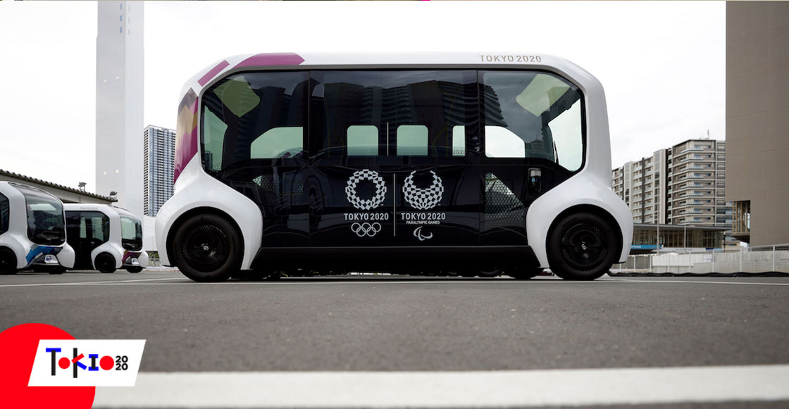 Así es y así funciona el autobús inteligente de los Juegos Olímpicos y Paralímpicos de Tokio
