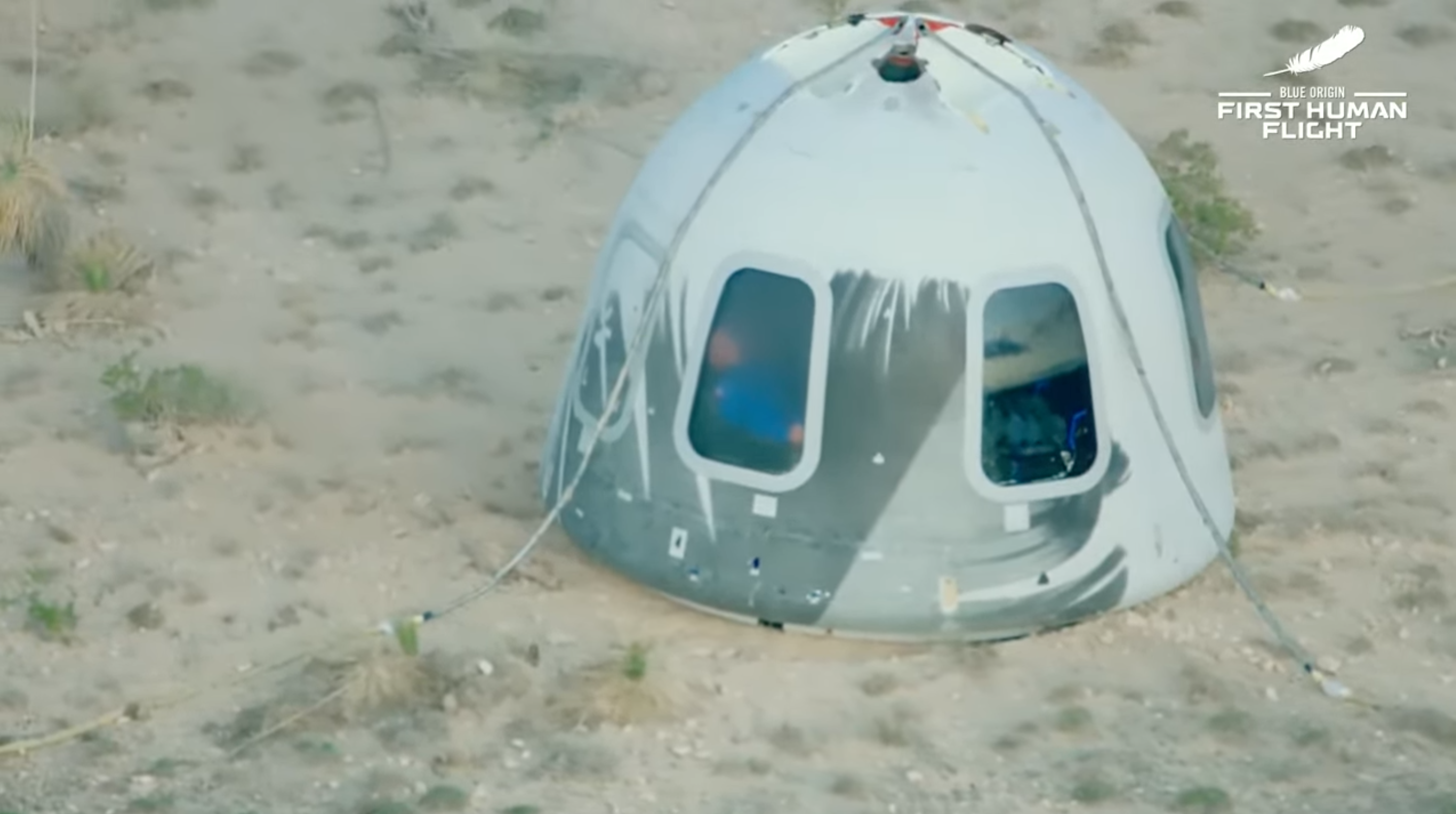 En imágenes: Así fue el viaje de Jeff Bezos al espacio en la misión de Blue Origin