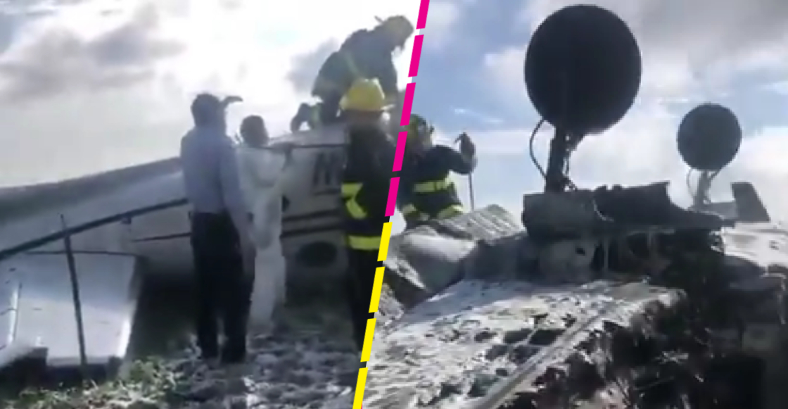 Una avioneta se desplomó en el aeropuerto de Durango; reportan que el piloto murió