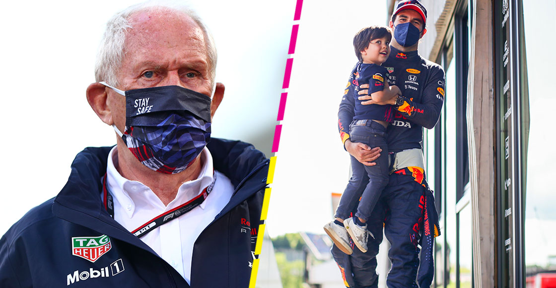 Helmut Marko y Red Bull quedaron encantados con el hijo de Checo Pérez: "Ya firmaron un precontrato"
