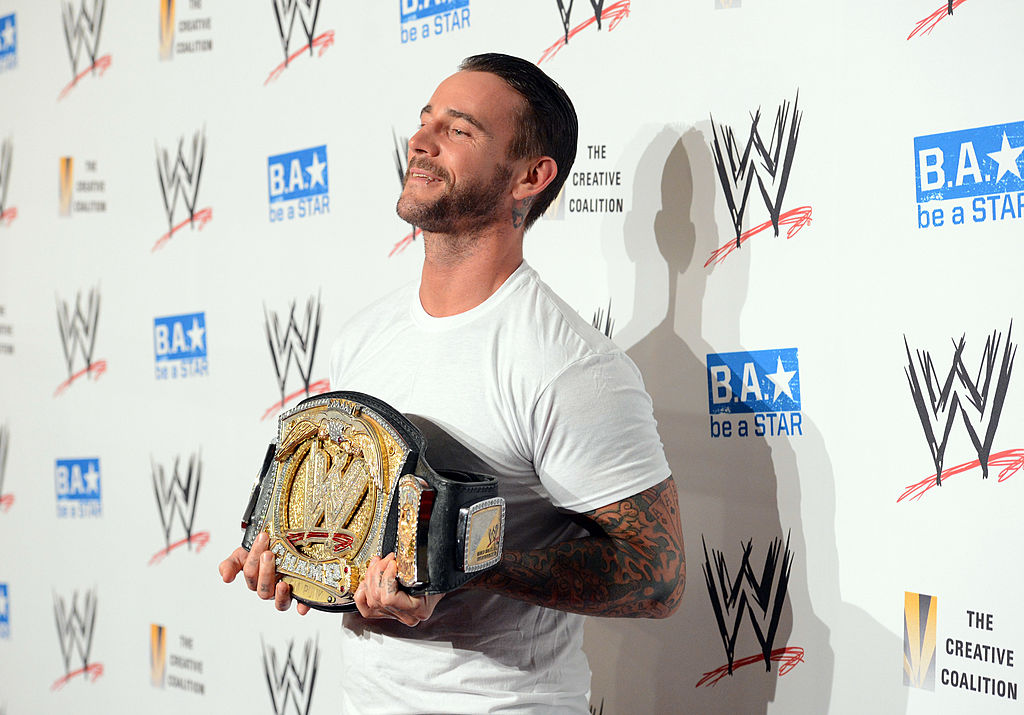 CM Punk como campeón de la WWE