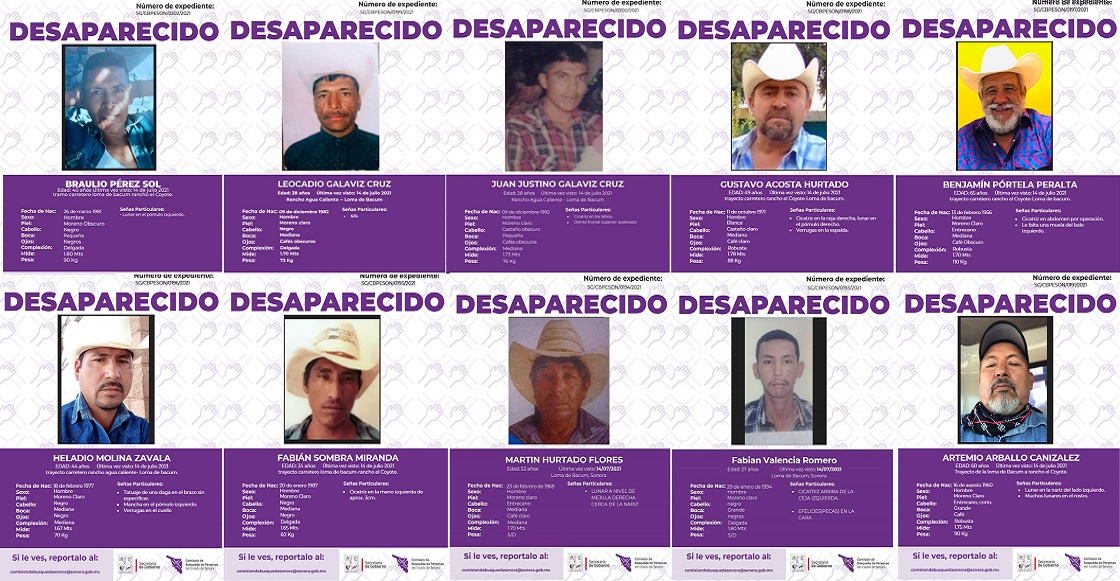 desaparecidos yaquis sonora comision busqueda