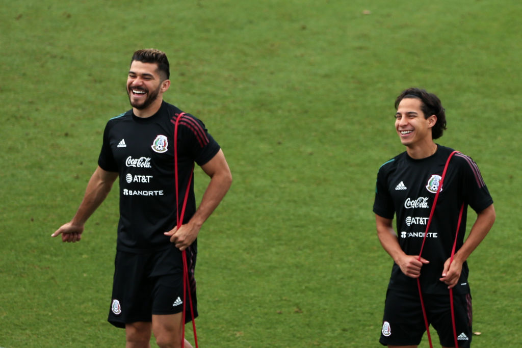 Henry Martín y Diego Lainez