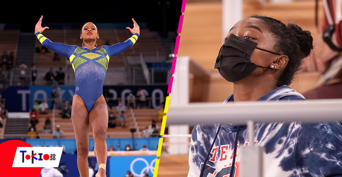 La eufórica reacción de Simone Biles tras la rutina de la Rebeca Andrade en Tokio 2020