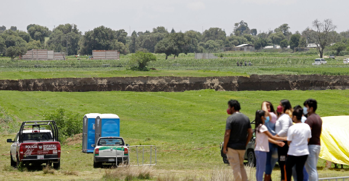 Familia afectada por el socavón de Puebla rechaza terrenos para nueva casa
