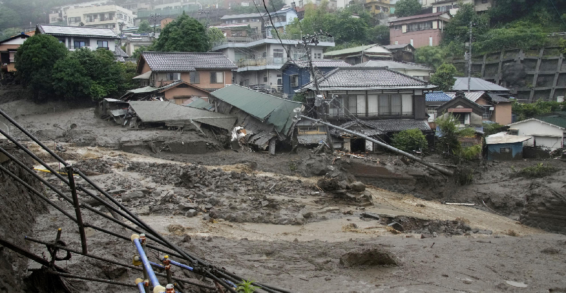 Reportan 20 desaparecidos y dos personas muertas tras deslave en Japón