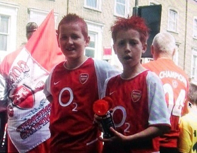 Harry Kane en su juventud fue aficionado del Arsenal