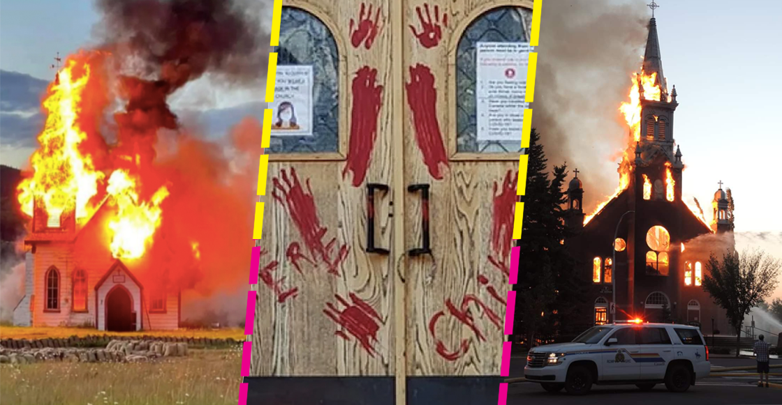 iglesias-canada-incendio-fuego-protestas-manifestasion-represalia-ninos-indigenas-historia-trudeau