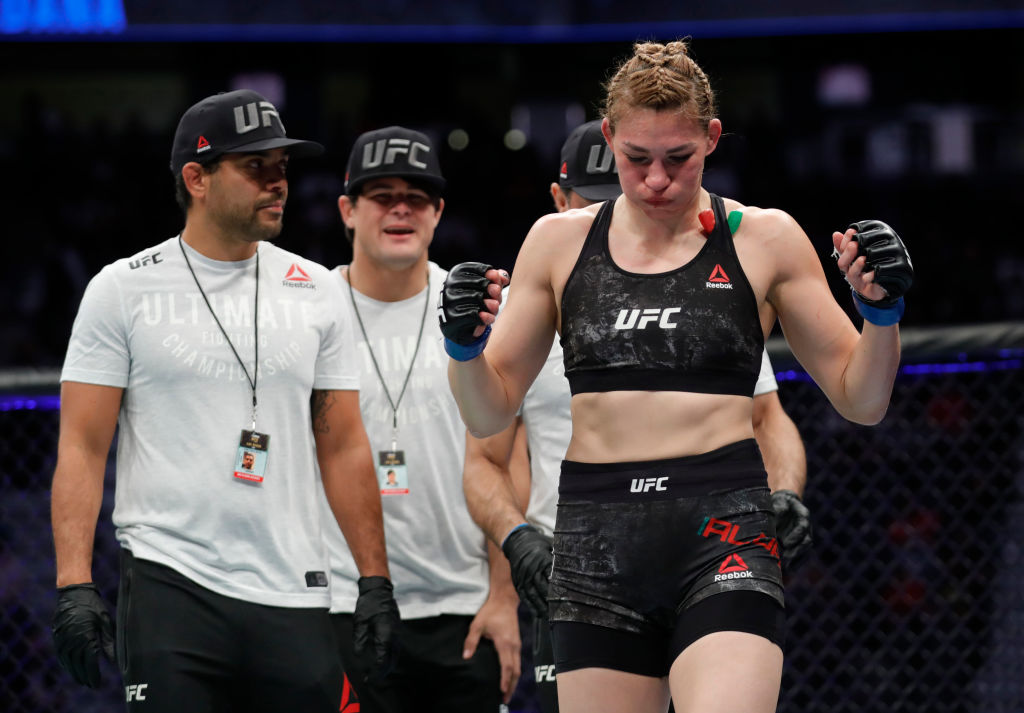 Irene Aldana peleadora mexicana en la UFC