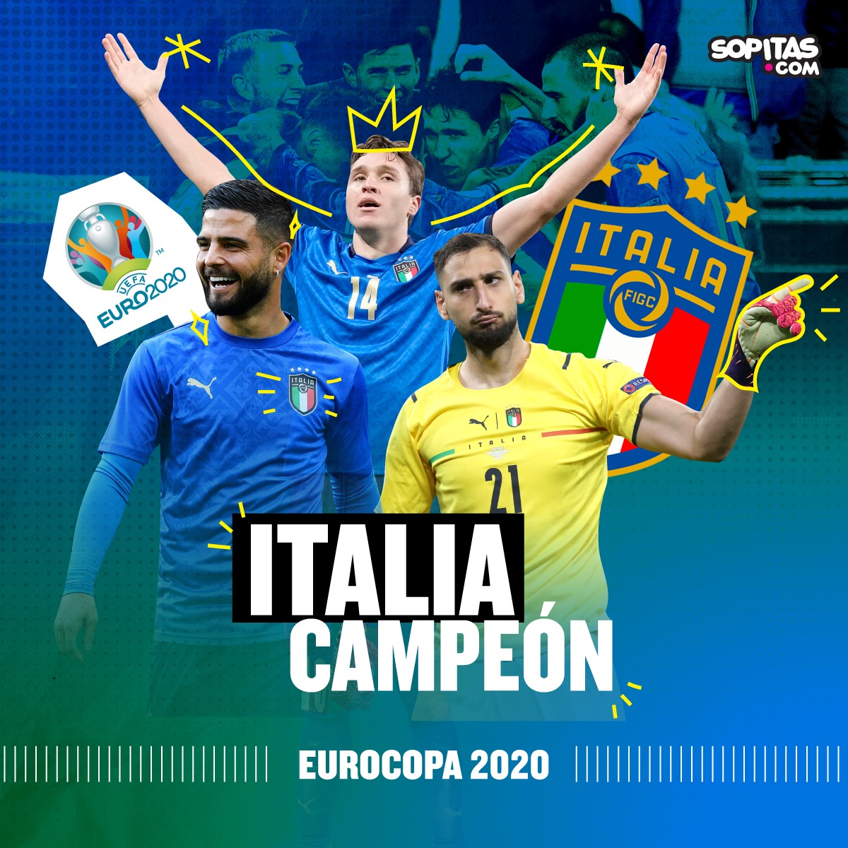 Italia campeón Eurocopa 2021