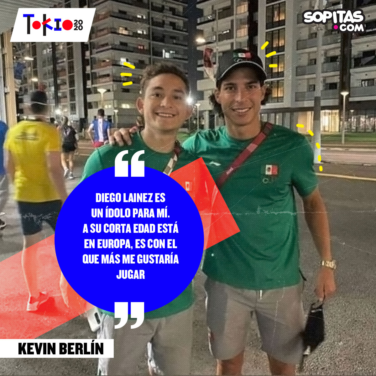 Kevin Berín y Diego Lainez