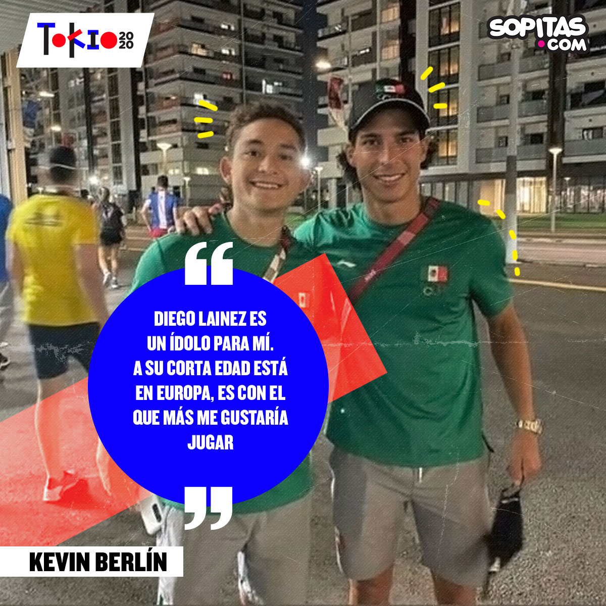 Kevin Berín y Diego Lainez