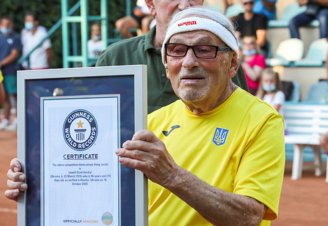 ¿Quién es Leonid Stanislavskyi, el tenista más viejo del mundo?