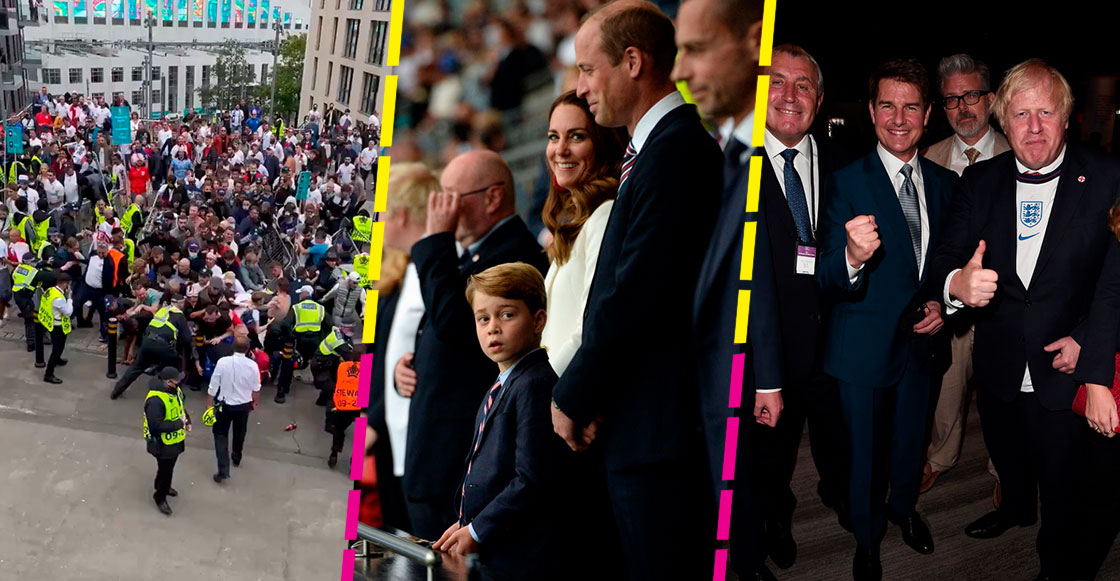 La realeza, políticos y disturbios: Lo que no se vio de la Final de la Eurocopa 2020