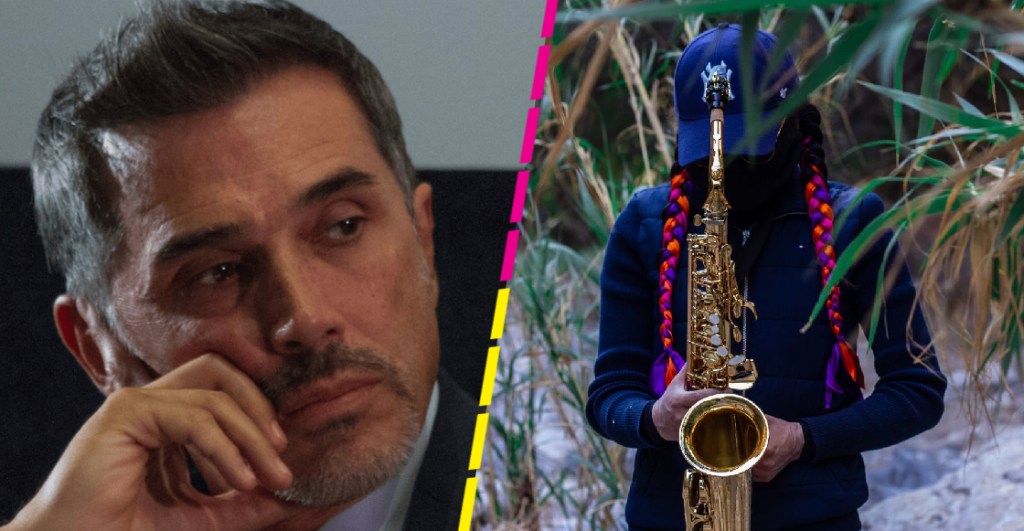 Sergio Mayer ‘presume’ apoyo a saxofonista atacada con ácido y ella lo desmiente