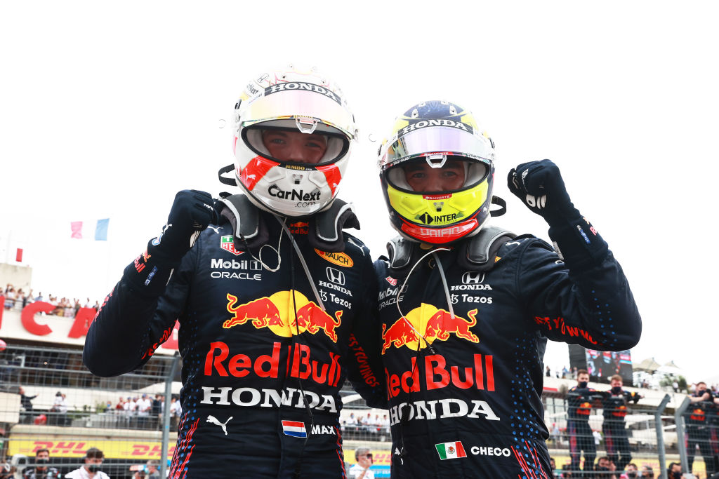Max Verstappen y Sergio 'Checo' Perez
