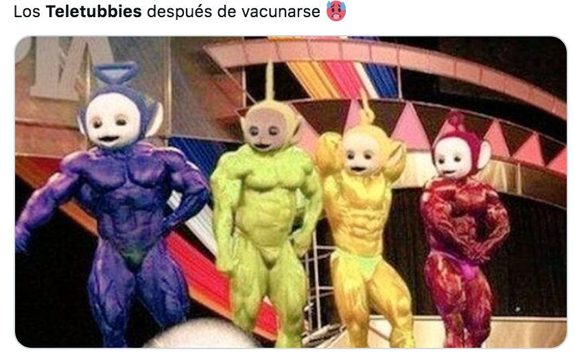 Mejor ellos: Los Teletubbies ya se vacunaron contra el COVID-19 