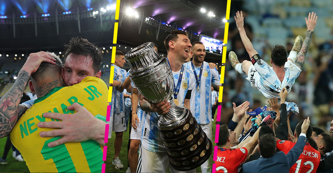 En imágenes y videos: Los festejos de Messi y Argentina tras el título en la Copa América