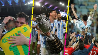 En imágenes y videos: Los festejos de Messi y Argentina tras el título en la Copa América