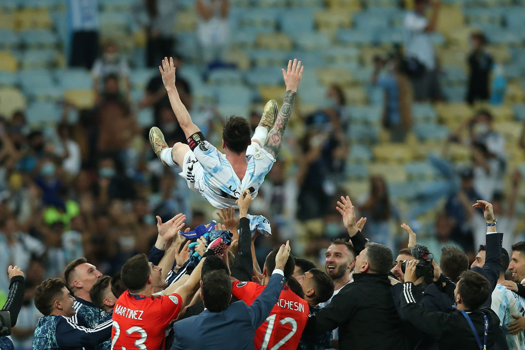 En imágenes y videos: Los festejos de Messi 