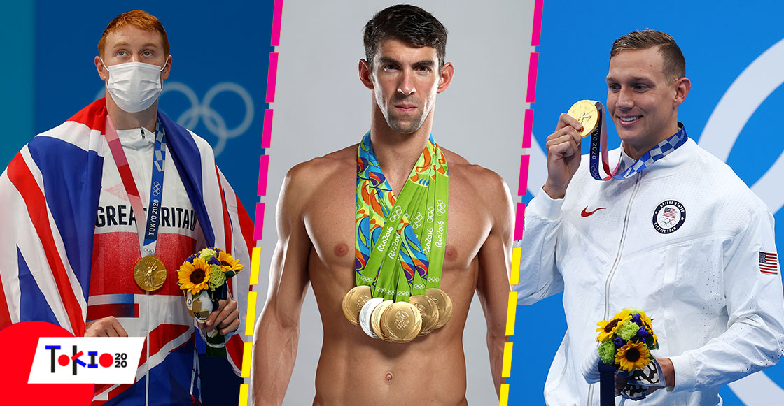 ¿Cuántos atletas se necesitaron para igualar los triunfos de Michael Phelps en la natación de Tokio 2020?