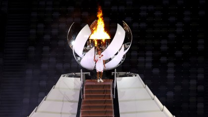 Sin aficionados: Así fue cómo Naomi Osaka encendió el pebetero olímpico de Tokio 2020