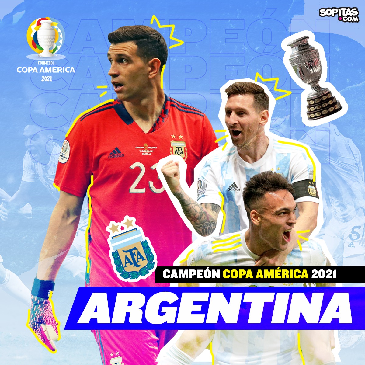 Argentina campeón de la Copa América 