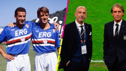 Roberto Mancini y Gianluca Vialli, los amigos que le hacen frente al cáncer en la Selección de Italia