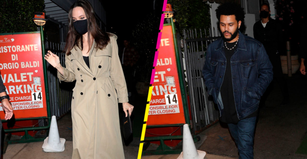 Fíjate, Paty: Captan a The Weeknd saliendo con... ¿Angelina Jolie?