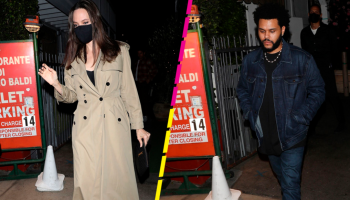 Fíjate, Paty: Captan a The Weeknd saliendo con... ¿Angelina Jolie?