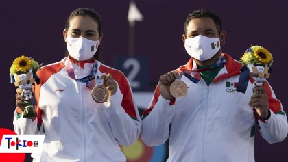 ¡Alejandra Valencia y Luis Álvarez consiguieron la primera medalla para México en el tiro con arco de Tokio 2020!