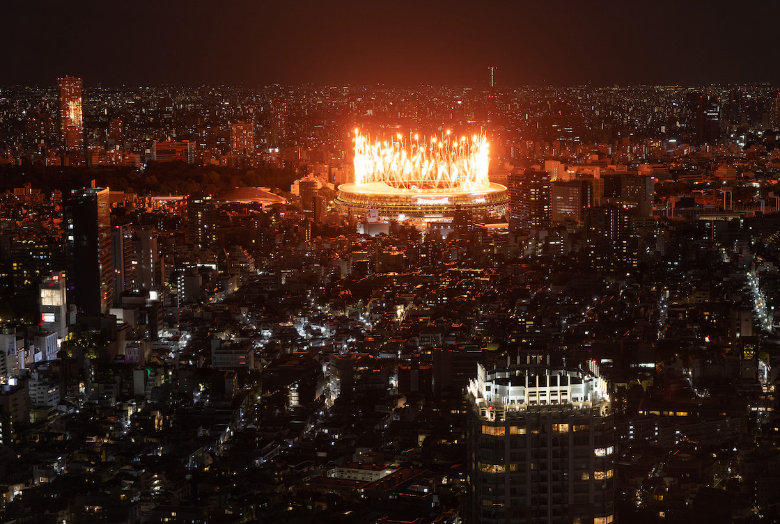 ¡Espectacular! Las imágenes que nos dejó la ceremonia de inauguración de Tokio 2020