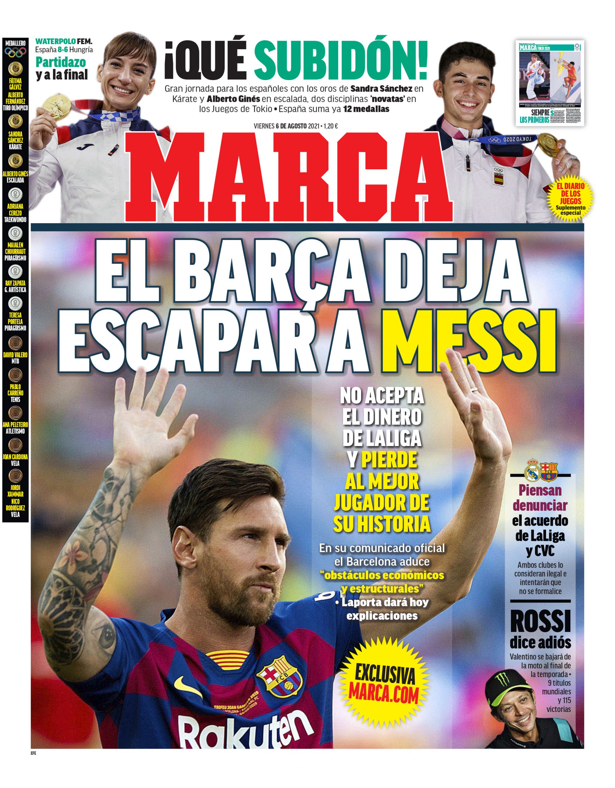 Messi portadas medios Barcelona