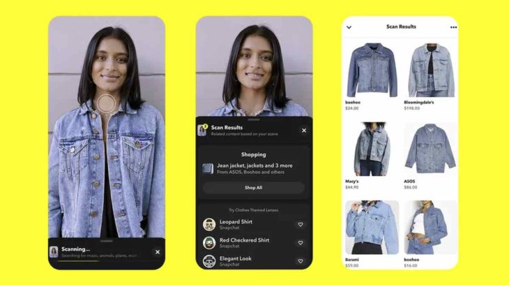 Con el nuevo escáner de Snapchat, puedes hacer compras, adoptar mascotas y mucho más