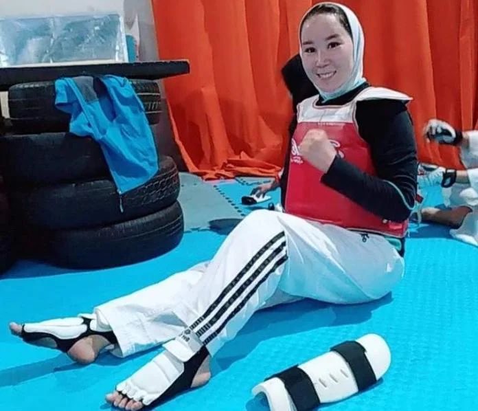 Zakia Khudadadi atleta de Afganistán