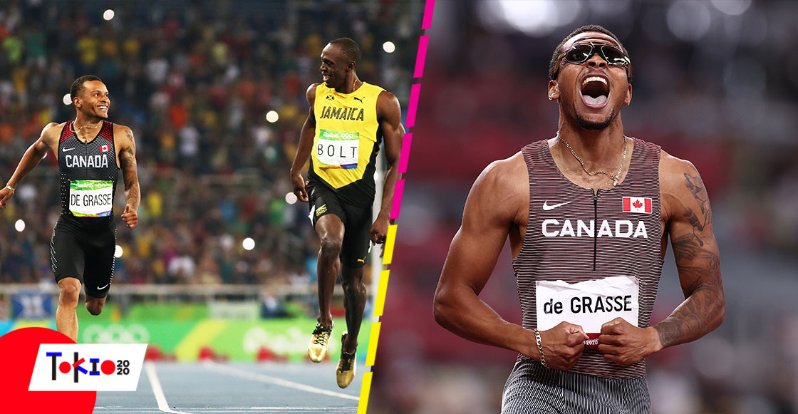 Andre De Grasse, el heredero de Usain Bolt en los 200 metros planos de Tokio 2020