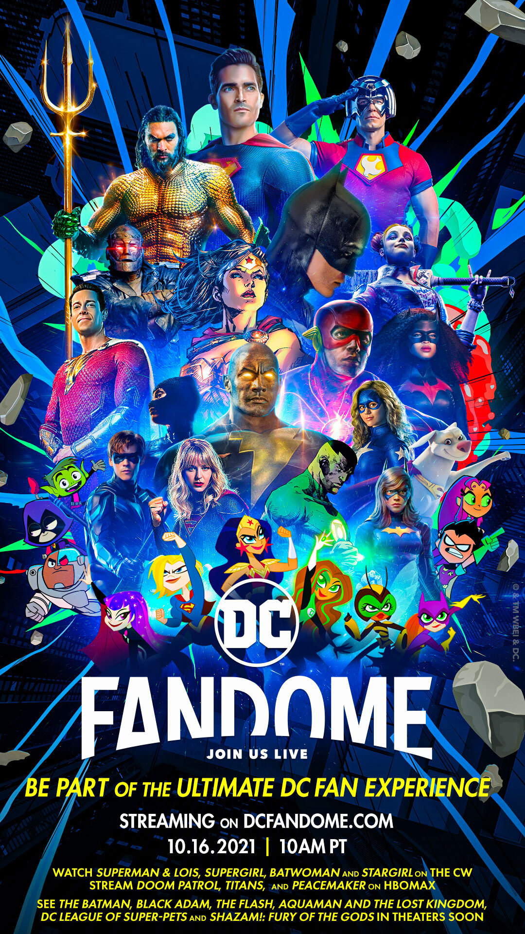 Cómo, cuándo y dónde: Esto es todo lo que se anunciará en la DC FanDome 2021