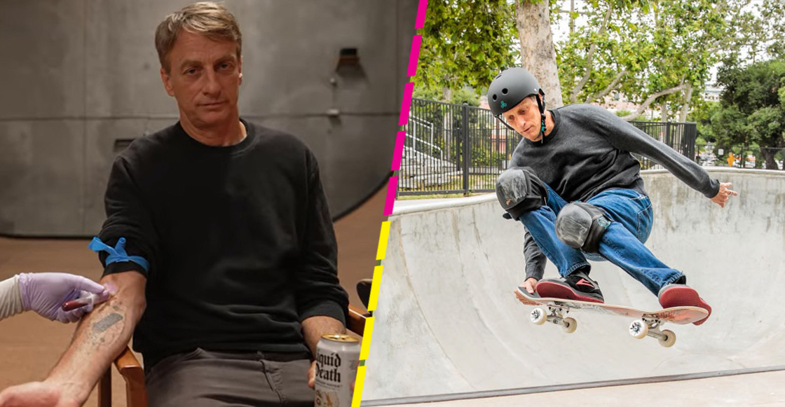 De locos: La nueva línea de patinetas de Tony Hawk tiene ¡su propia sangre!