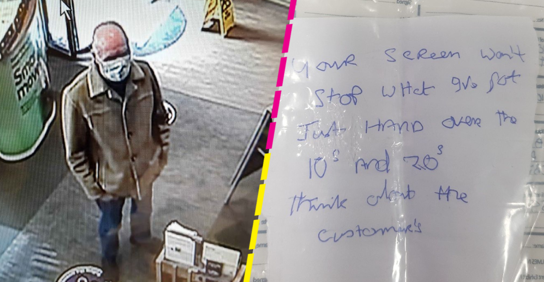 Identifican a hombre que asaltaba bancos gracias a su mala letra