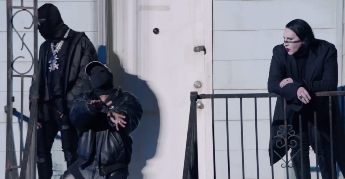 Marilyn Manson y... ¿Kim Kardashian? Esto fue lo que pasó en la tercera listening party de Kanye West