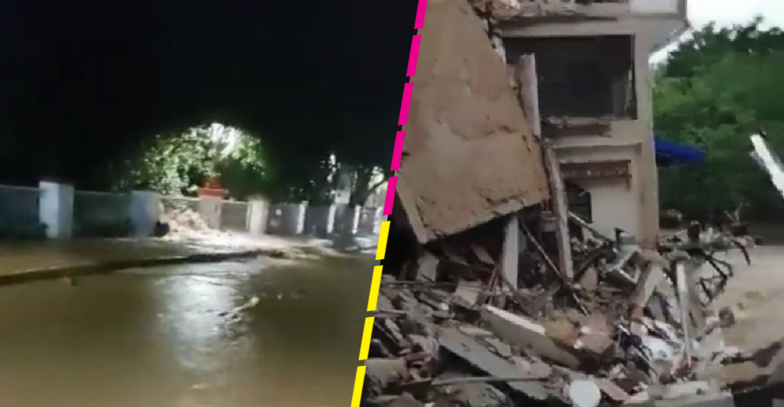 Huracán Nora: Colapsa hotel de Puerto Vallarta tras el desbordamiento del río Cuale