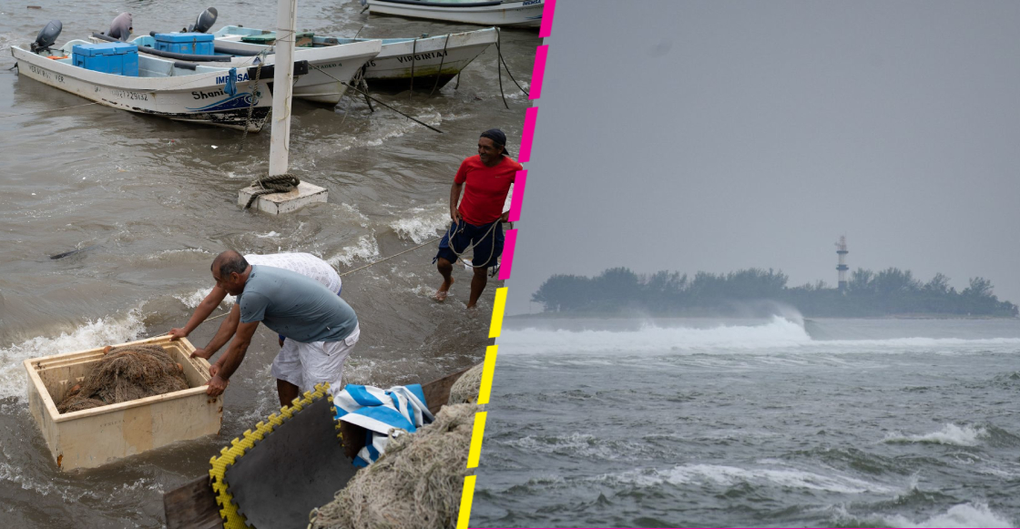 En imágenes: Los estragos por la llegada del huracán Grace a territorio mexicano